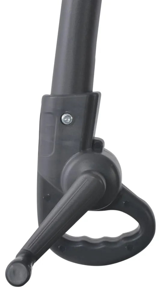 Guarda-sol cantilever com poste de aço 250x250 cm antracite