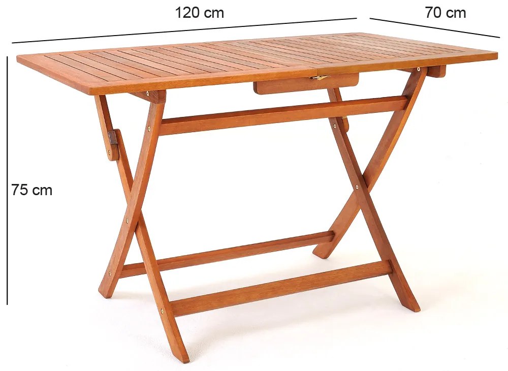 Conjunto de jardim Sydney Comfort de 5 peças em madeira de acácia com certificação FSC®