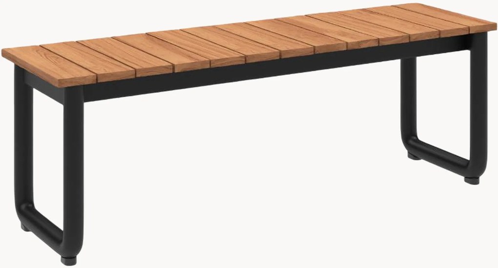 Banco de jardim com assento em madeira de teca Patio