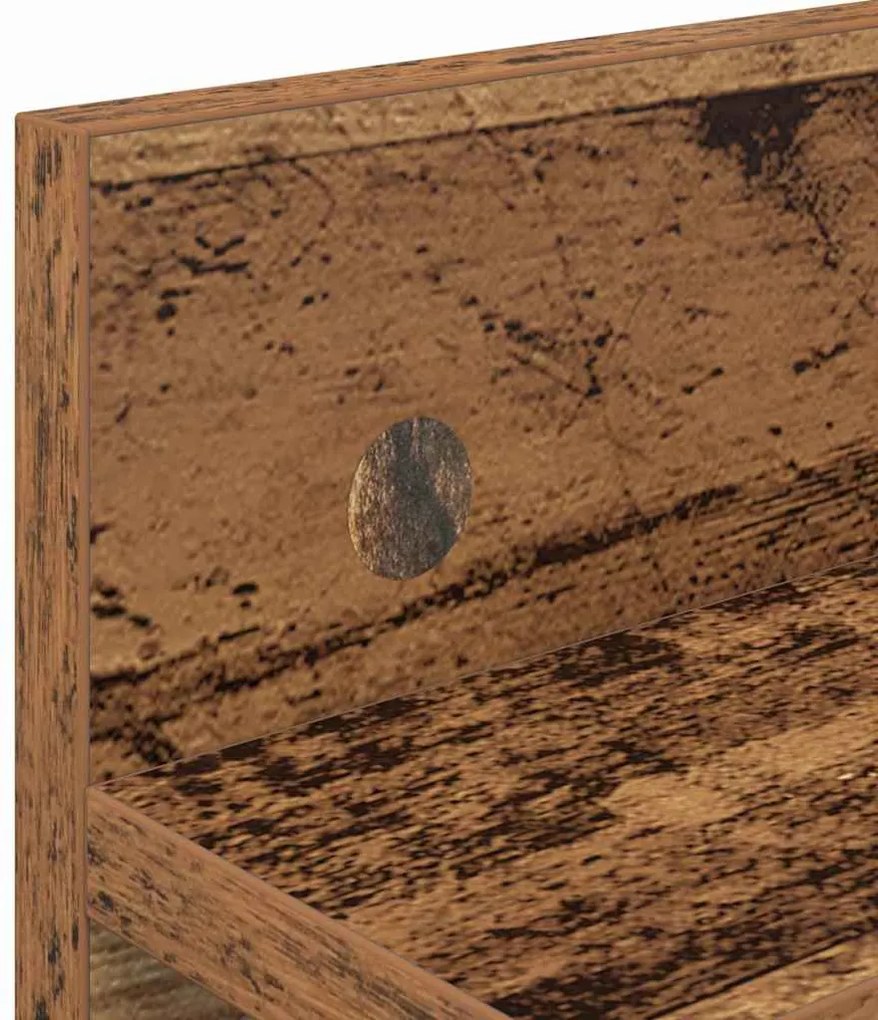 Cabideiro de Parede Madeira antiga 40 x 10.5 x 18 cm