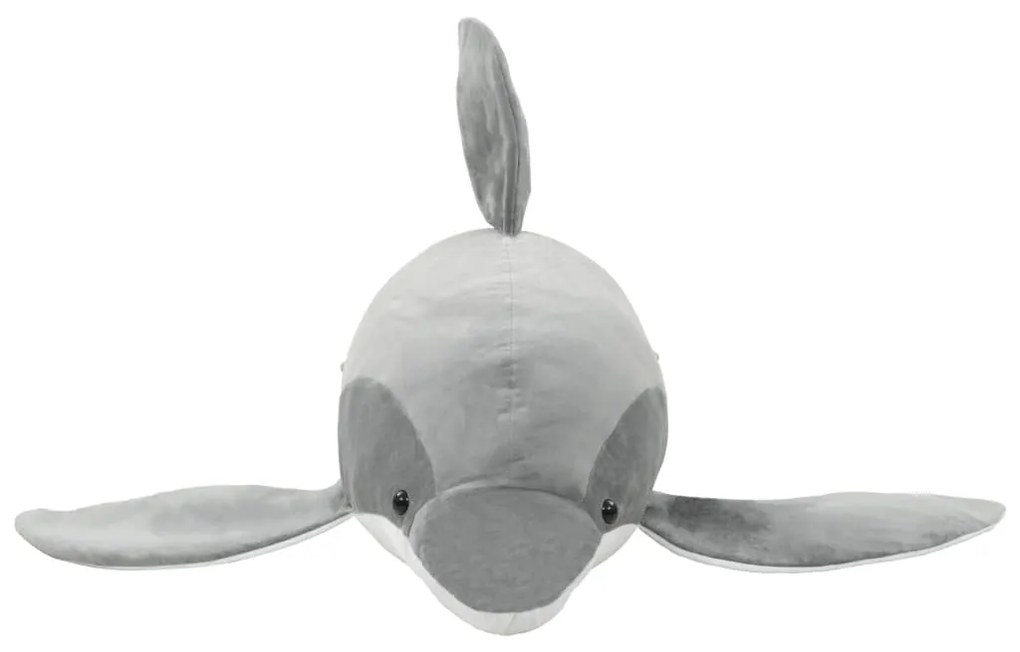 Golfinho de peluche cinzento