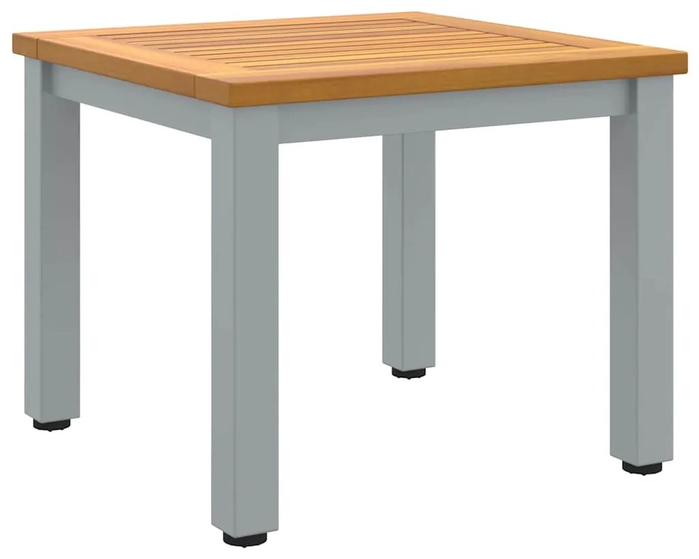 Mesa Lateral de Jardim 45x45x38 cm em Madeira de Acácia Sólida