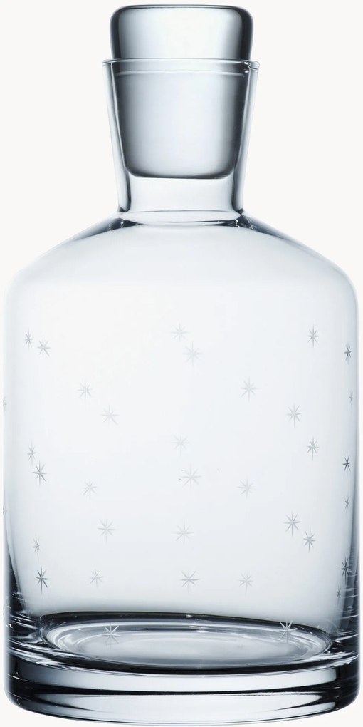 Decantador em cristal artesanal Stars, 800 ml