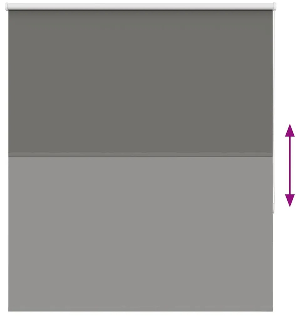 Persiana de enrolar 125x175 cm largura tecido 121,6cm poliéster