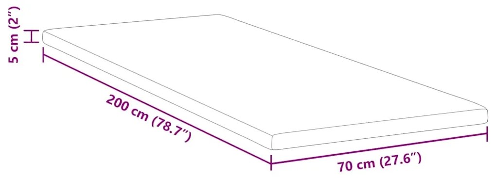 Protetores de Colchão Branco 70 x 200 cm