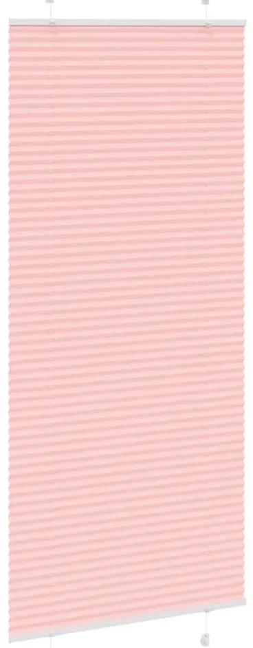 Rosa Plissada Cega 100x200 cm Largura Tecido 99,4 cm Poliéster