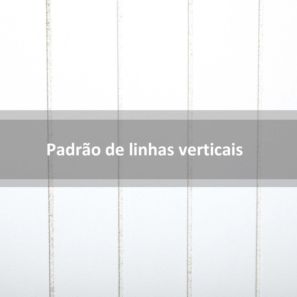 Biombo 3 Painéis Separador de Ambientes Dobrável 120x1,8x170 cm Painel de Privacidade Estilo Rústico Branco