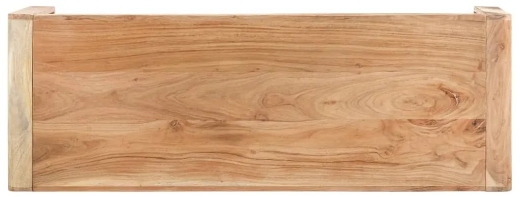 Banco 110x38x46 cm madeira de acácia maciça