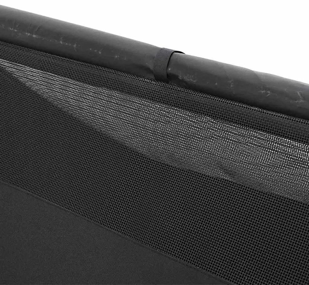 Casa para Cão de Tecido Oxford Preto e Aço