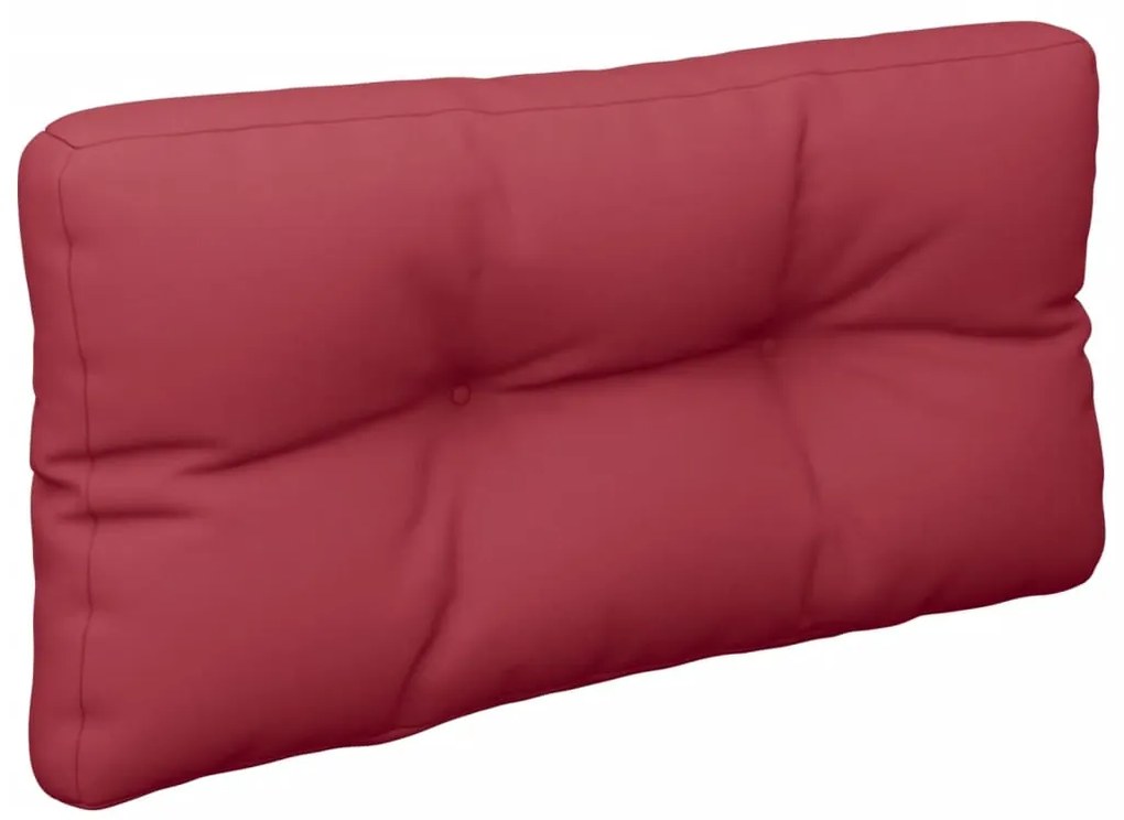 Almofadão para sofá de paletes 70x40x12cm tecido vermelho tinto