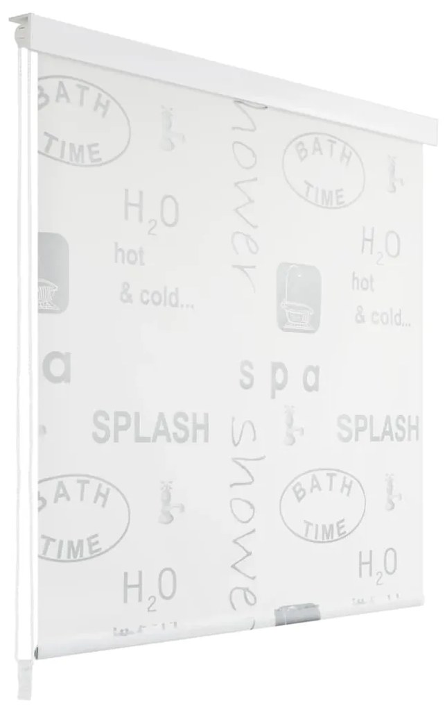 142872 vidaXL Estore de role para o duche 100x240 cm Splash