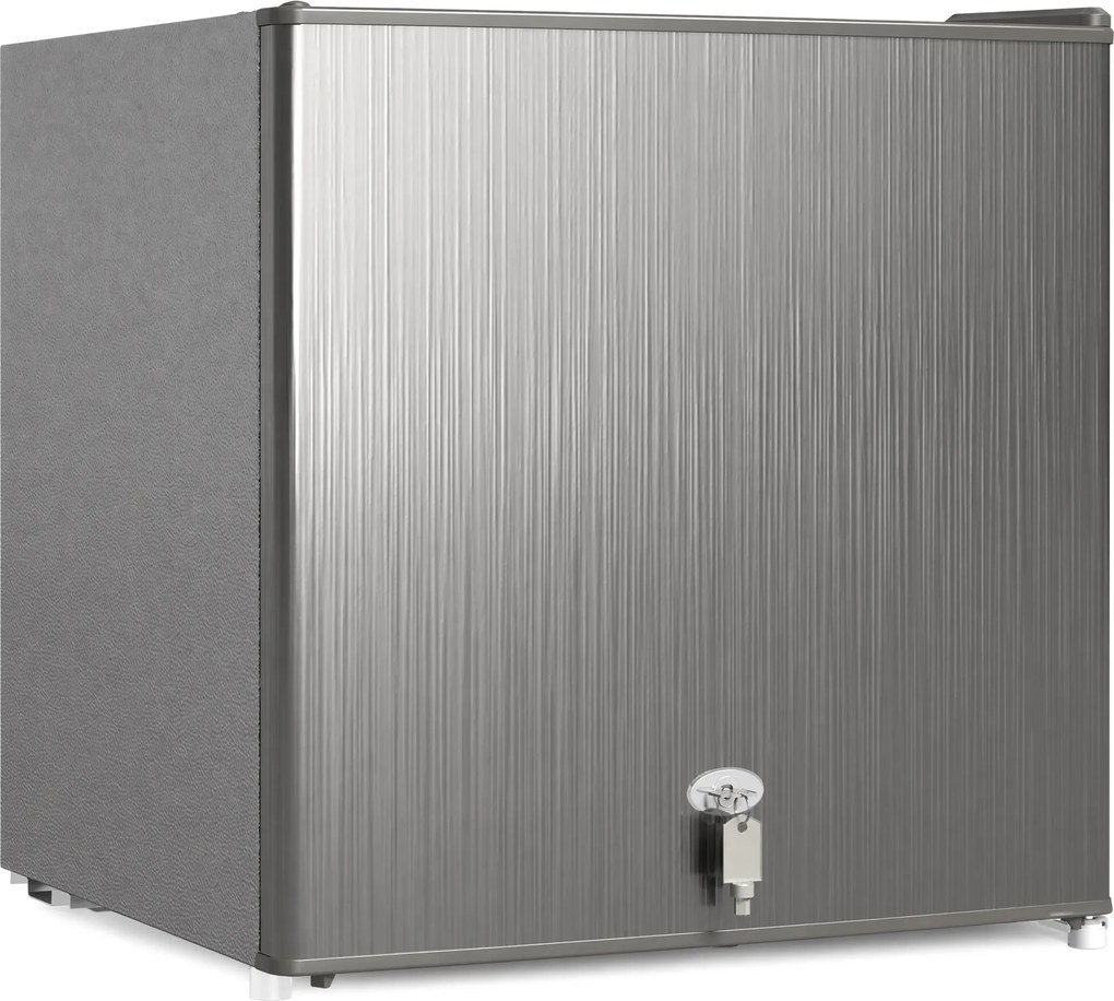 HOMCOM Mini-congelador 35 L caixa de congelação elétrica independente 161 W mini freezer 47 x 44,2 x 48,8 cm Cinza | Aosom Portugal