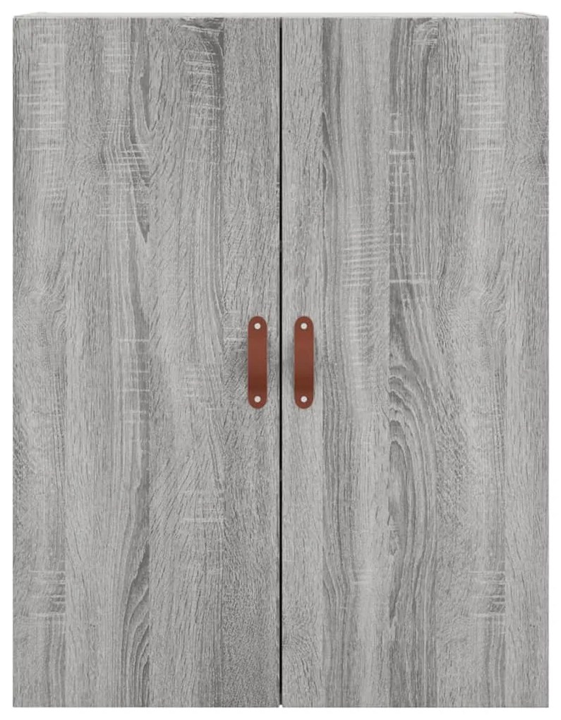 Armário alto 69,5x34x180 cm derivados de madeira sonoma cinza