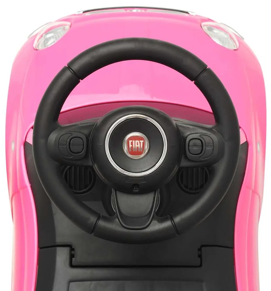 Carro de passeio Fiat 500 rosa