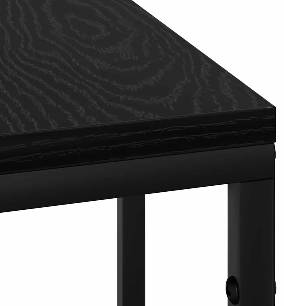 Mesa-de-cabeceira com gaveta Carvalho preto 41.5 x 26 x 60.5 cm
