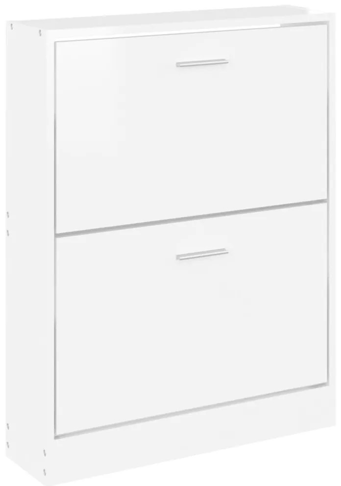 Sapateira 59x17x81 cm derivados de madeira branco brilhante
