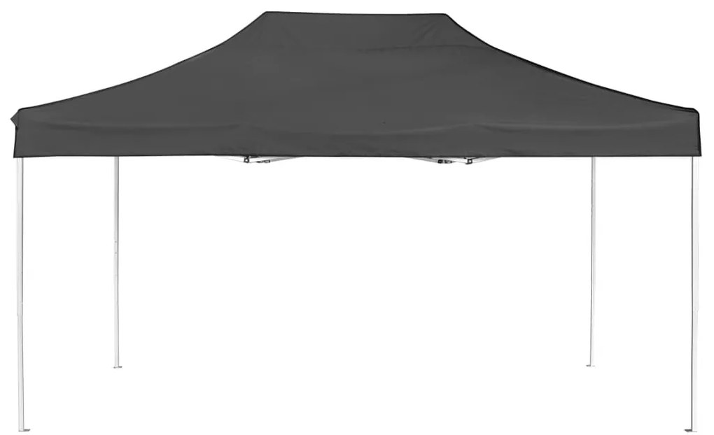 Tenda dobrável profissional p/ festas alumínio 4,5x3m antracite