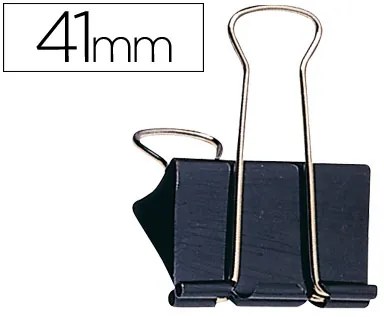 Mola Metalica q-Connect Reversivel n.4 41 mm Caixa de 10 Unidades Preto