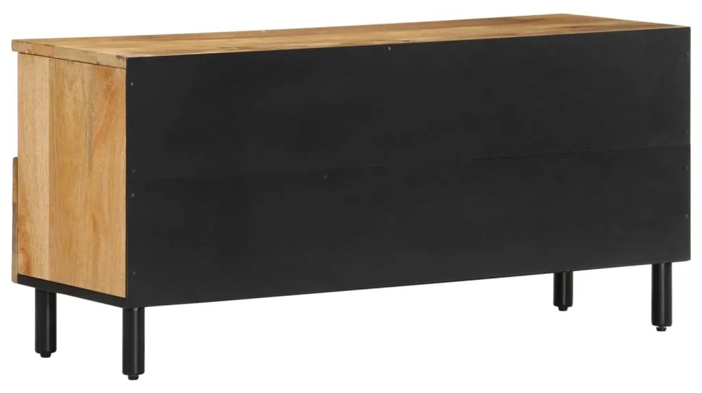 Móvel de TV 100x33x46 cm madeira de mangueira maciça