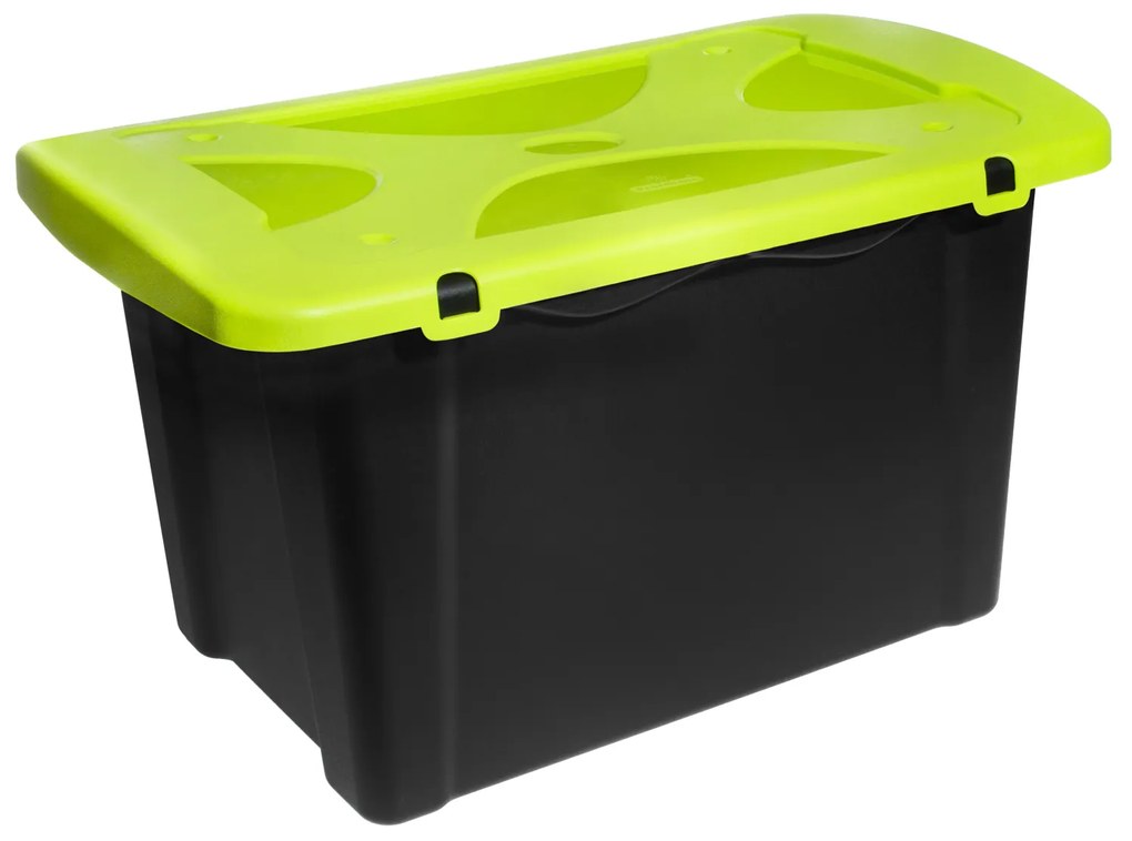 Caixa Organização Sem Tampa Polipropileno Naturline Verde 50l