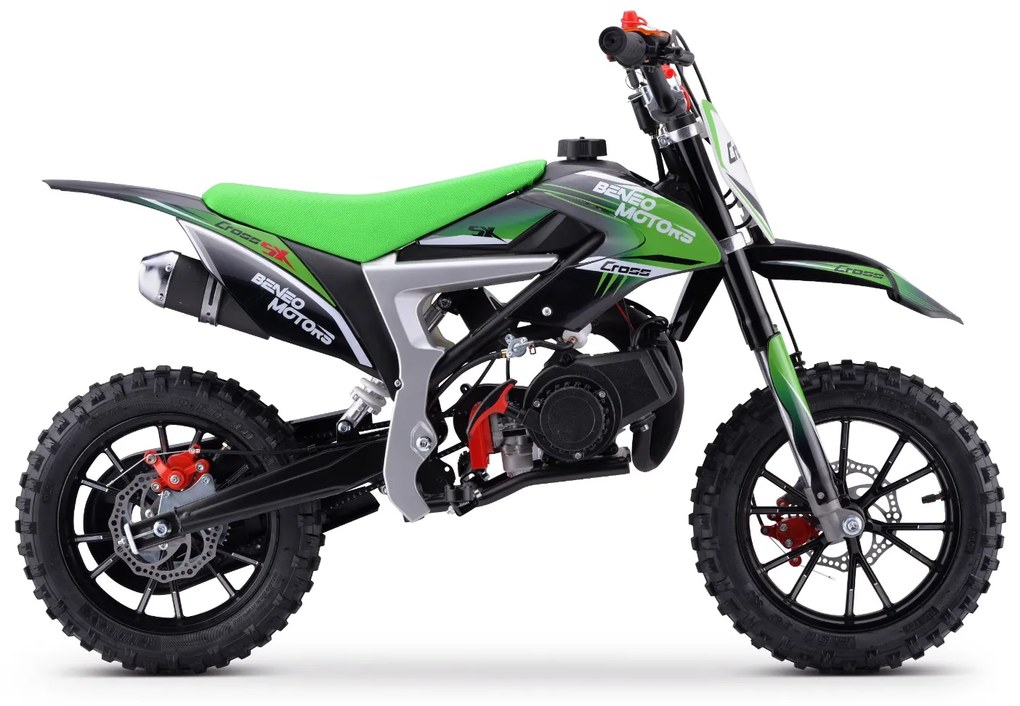 Mota cross Gasolina 50 cc para crianças Motors CROSS SX Verde