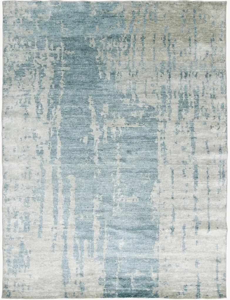 Tapete em viscose artesanal de pelo curto Esila