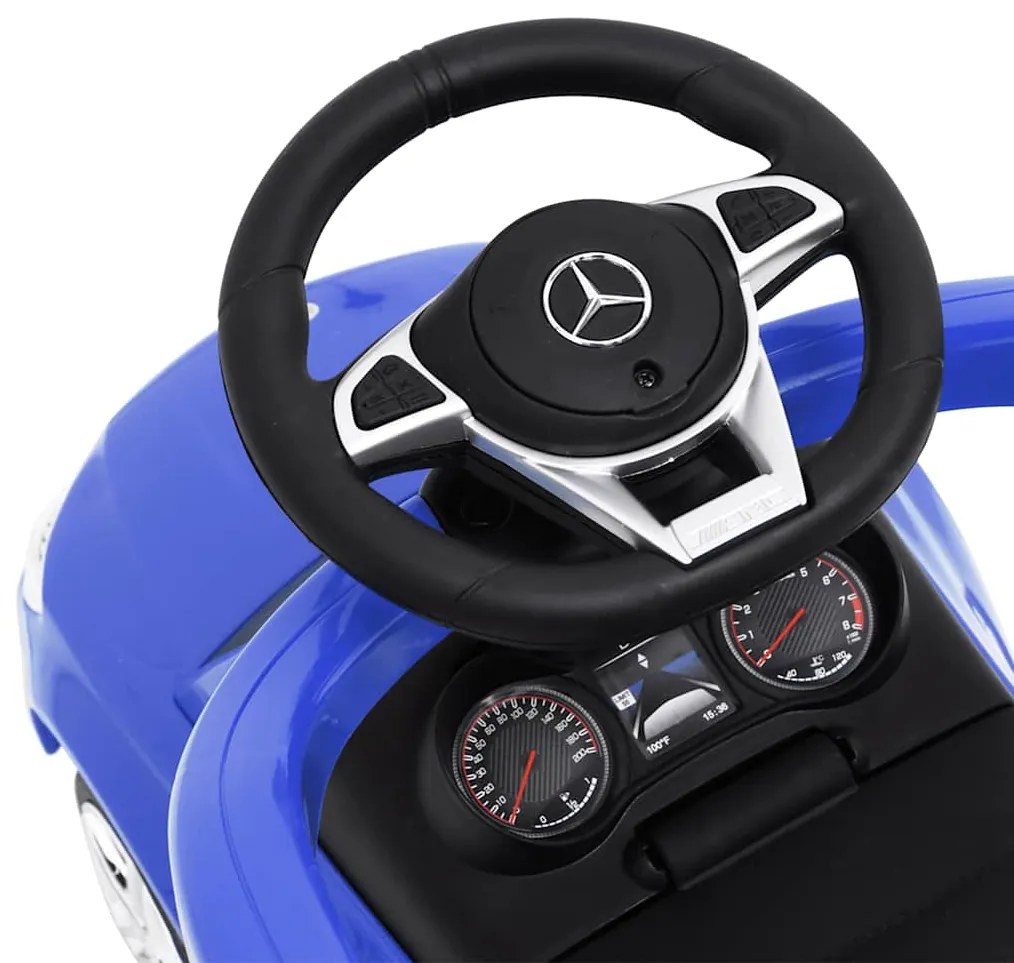 Carro infantil de empurrar Mercedes-Benz C63 azul