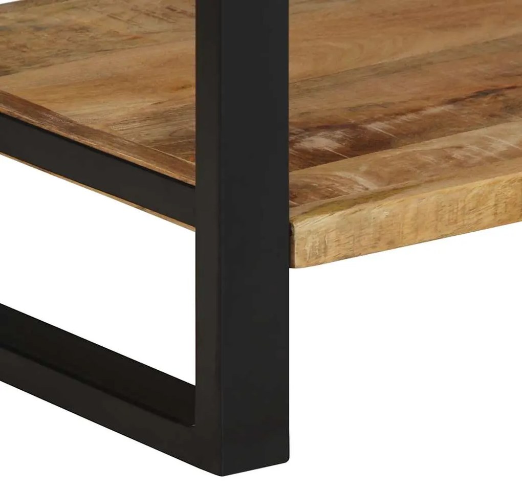 Suporte para roupas 80x40x190cm madeira mangueira maciça áspera