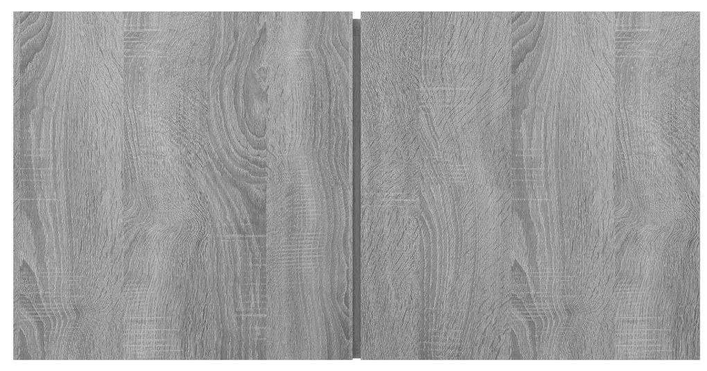 Móveis TV suspensos 3 pcs madeira processada 60x30x30 cm cinza