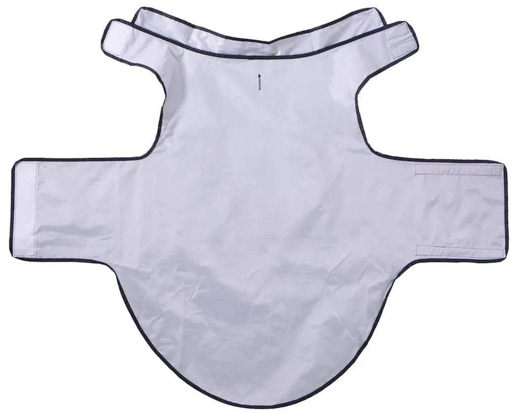 Capa de chuva para cães com tiras reflectoras azul-marinho 3XL