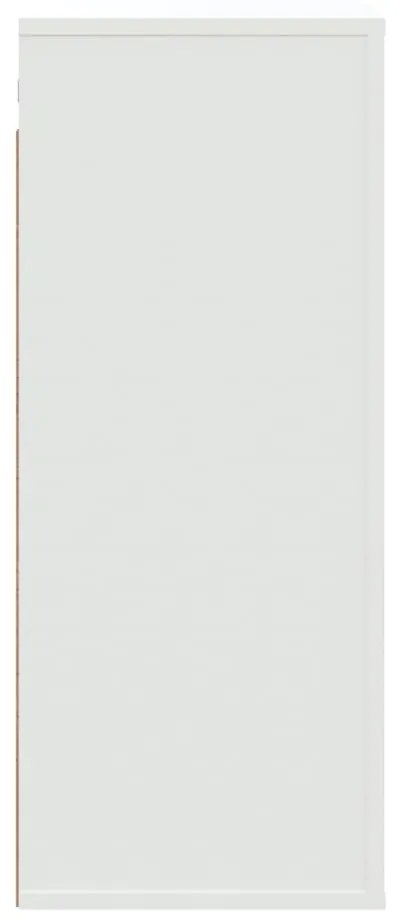 Armário parede 80x33x80 cm madeira processada branco