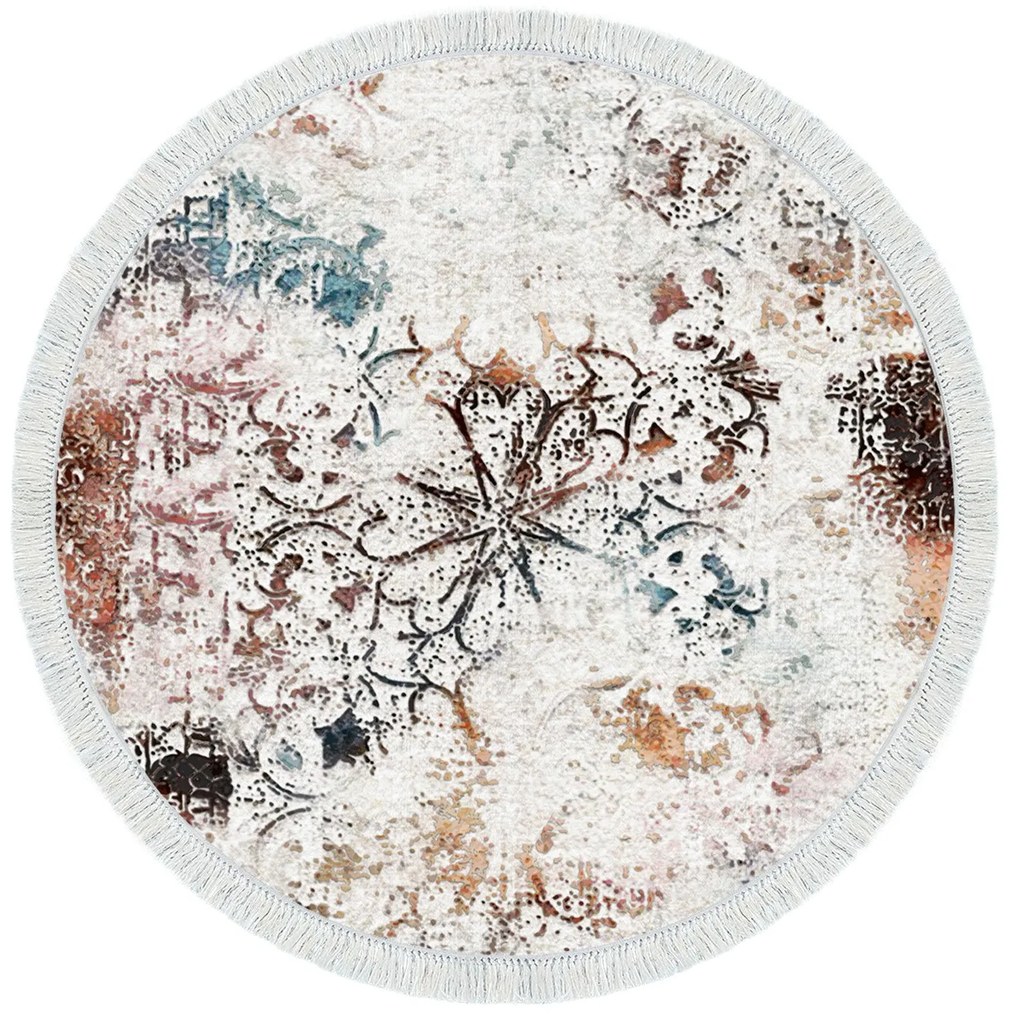 Tapete de Entrada Aln400609Rn17 – Multicolor – 100x100 cm | Tribo Home