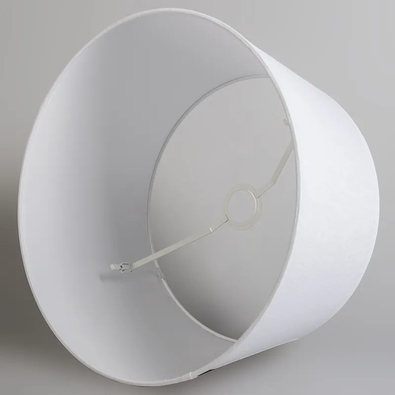 Candeeiro de suspensão moderno bronze com cúpula 45 cm branco - Combi 1 Country / Rústico,Moderno