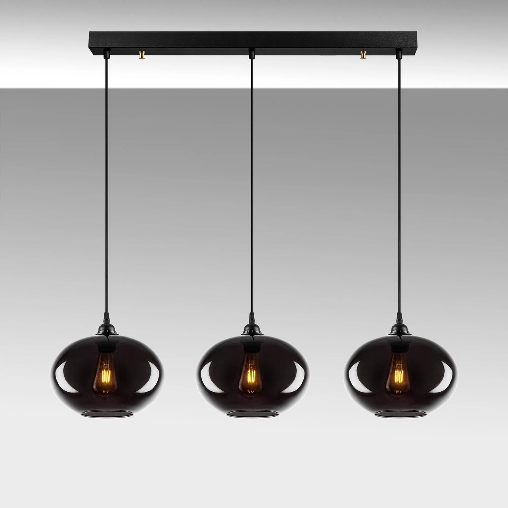 Chandelier Smoked – Fume – 97 x 97 cm