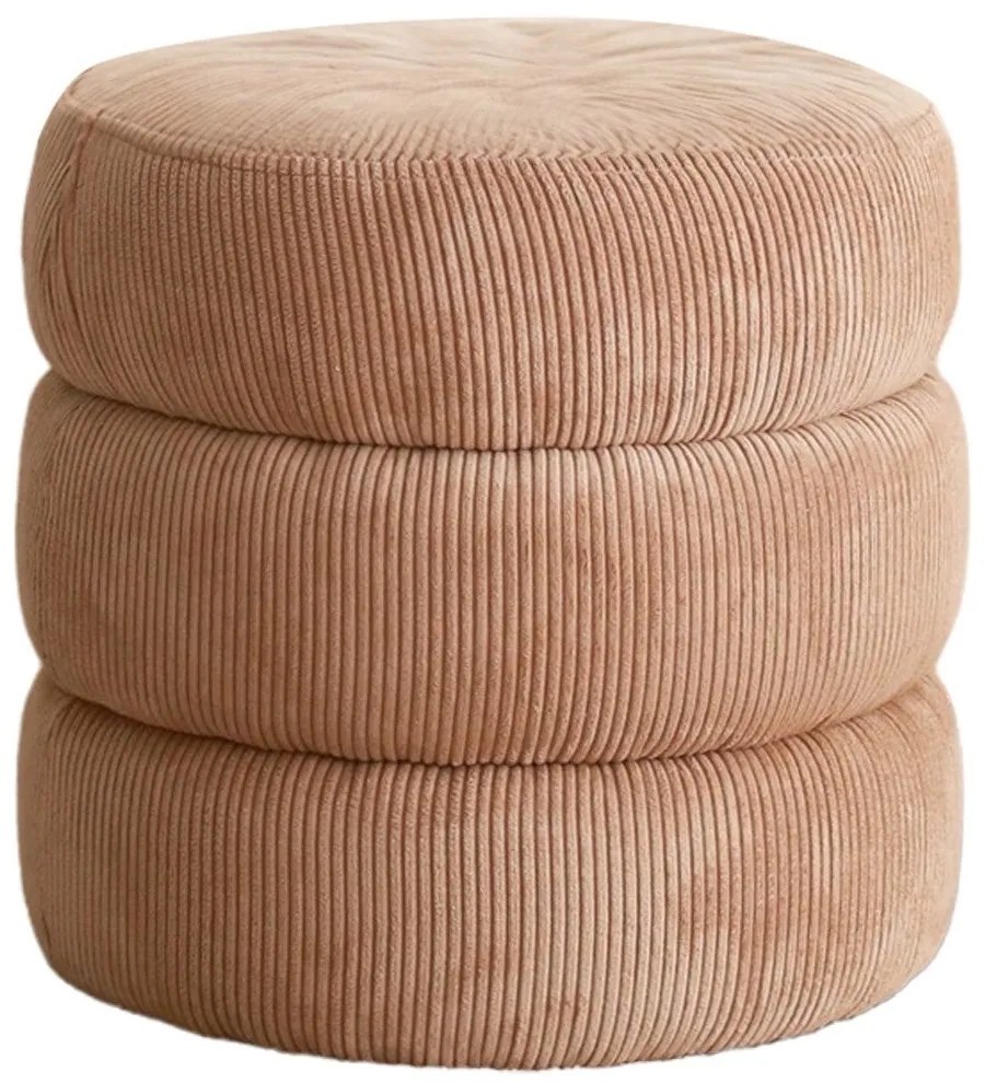 Pouffe Boum – Camel – 40 cm x 40 cm x 40 cm