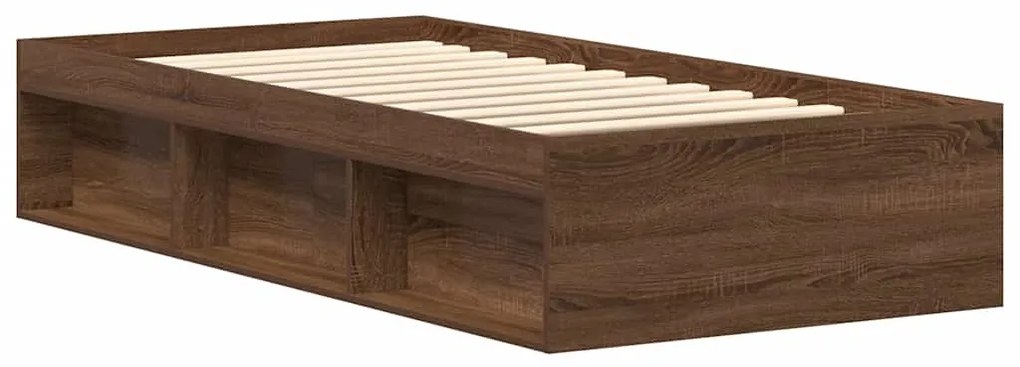 Estrutura de cama 90x190 cm carvalho castanho