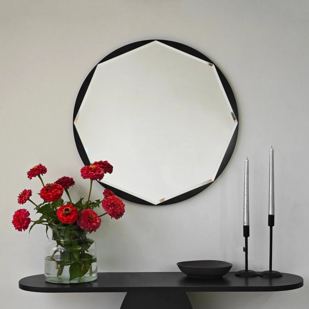 Espelho Stella – Preto – 60 cm x 60 cm
