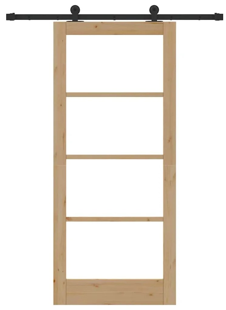 Porta Deslizante vidaXL com Conjunto de Ferragens "ORKDAL" 86x198.5 cm