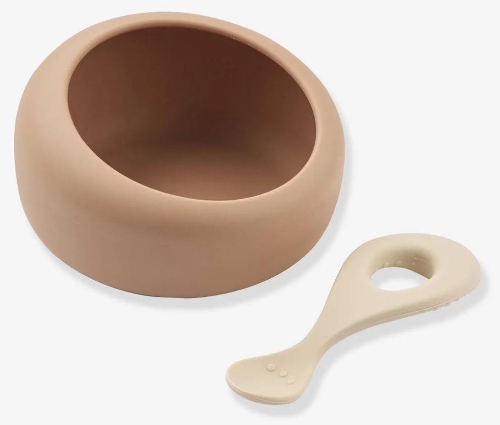 Sparia, taça + colher de silicone Liewood  rosa