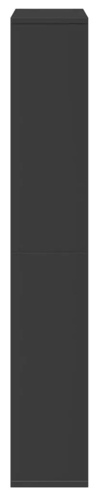 Estante 72x20x120 cm derivados de madeira preto