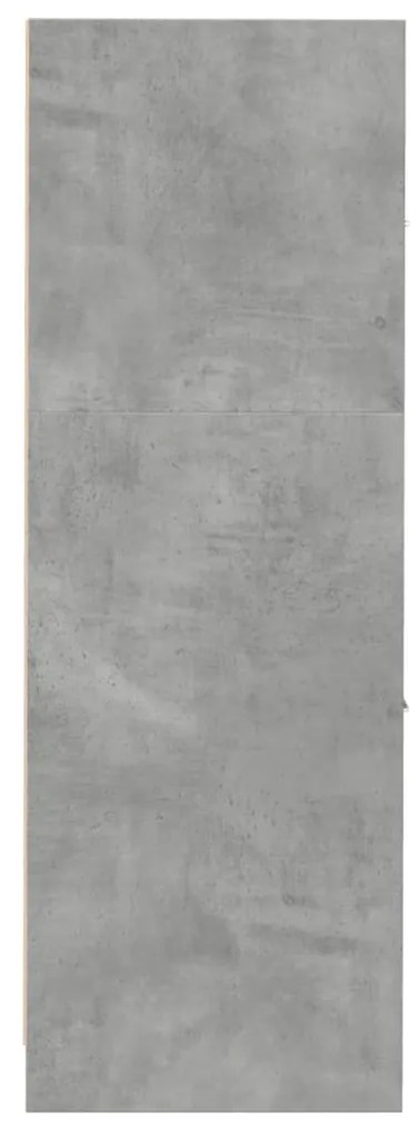 Armário boticário 30x41x118 cm derivados madeira cinza cimento