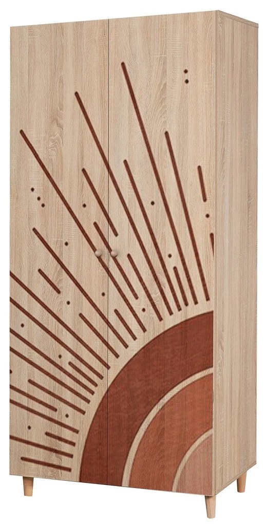 Roupeiro Lidya – Sonomo – 90x192x52 cm