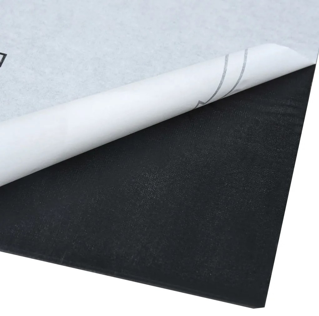Tábuas de soalho autoadesivas 5,11 m² PVC castanho-claro
