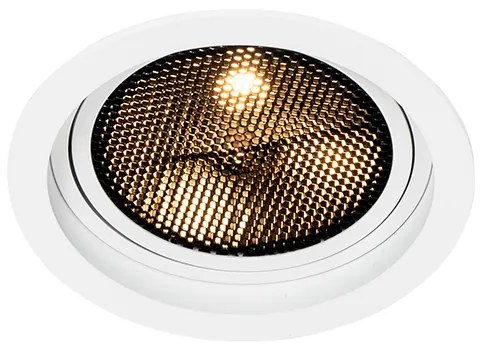 Foco embutido moderno branco ajustável - Coop 111 Honey