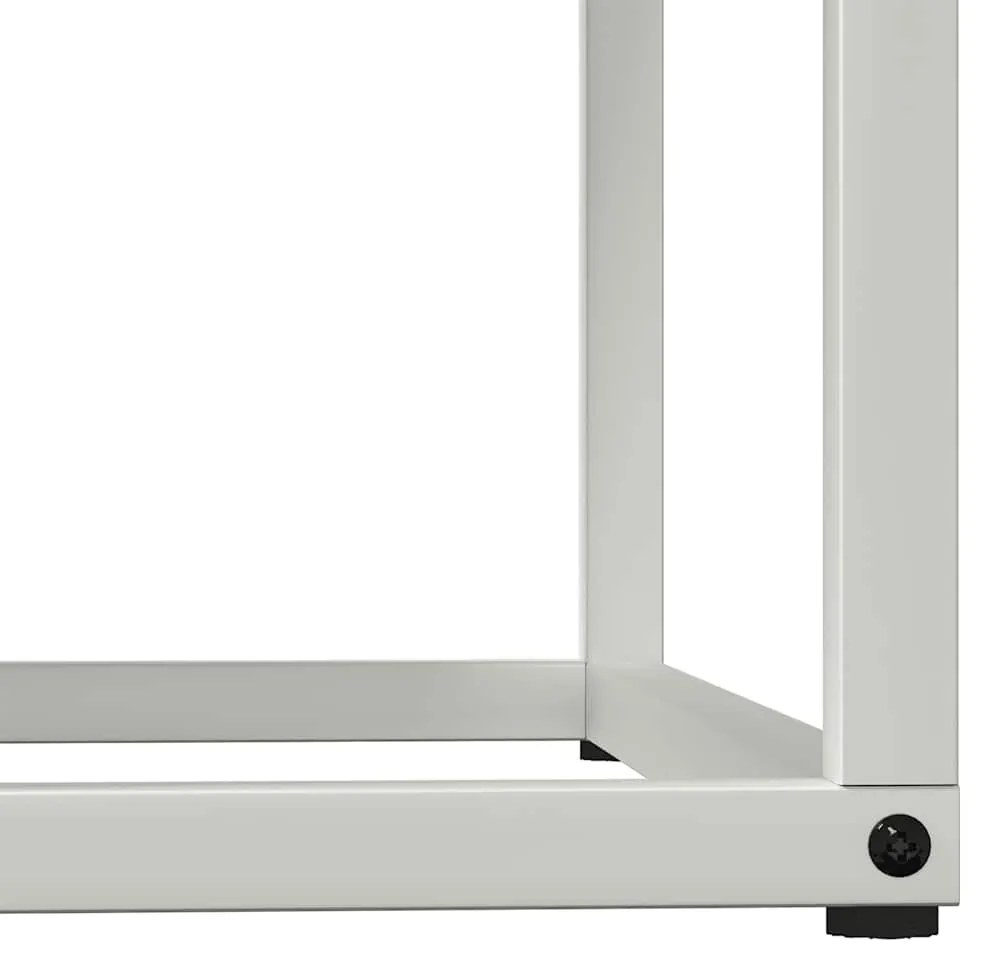 Suporte para lenha 69,5x35x81 cm aço laminado a frio branco