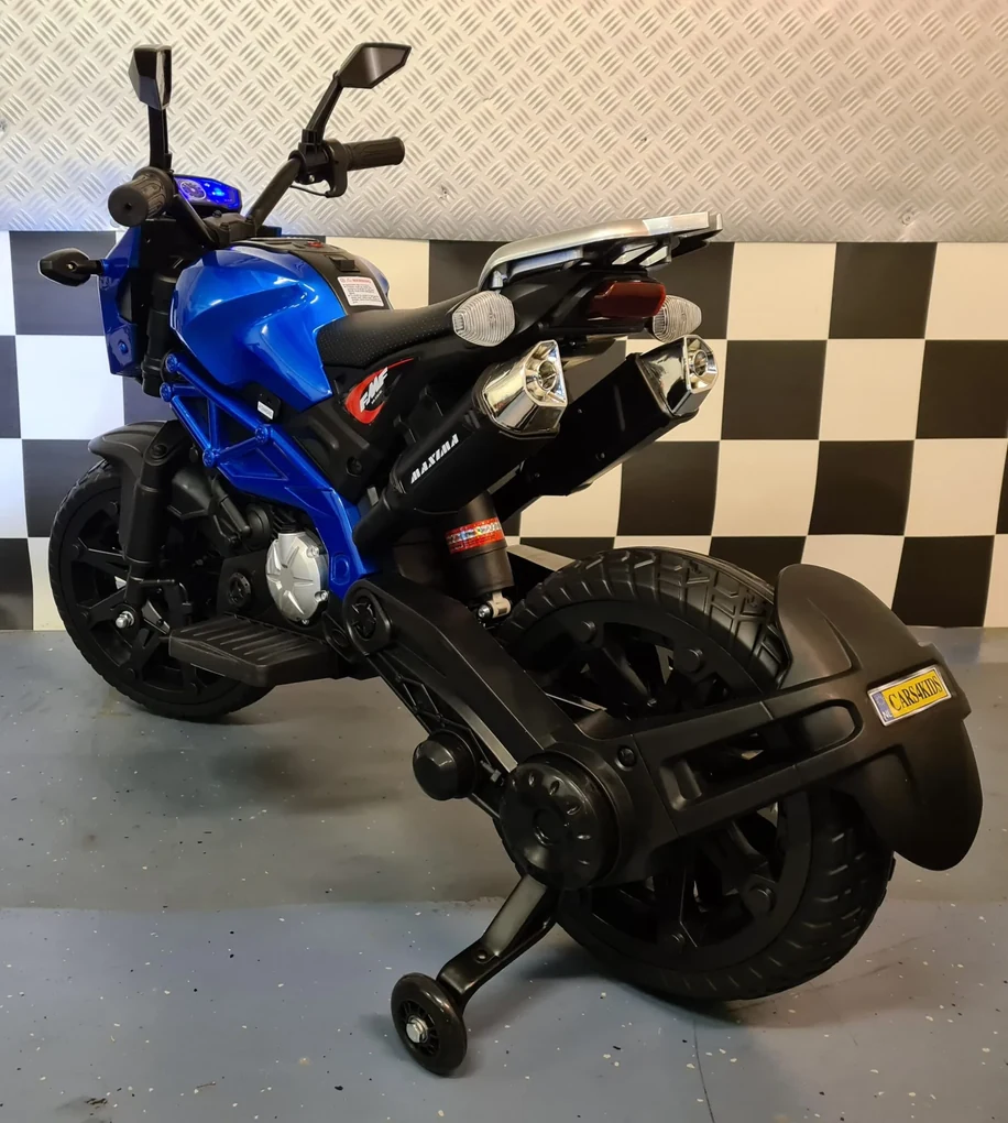 MINI MOTO PARA CRIANÇAS CORRIDA 49cc Cobra motor 2 tempos Azul