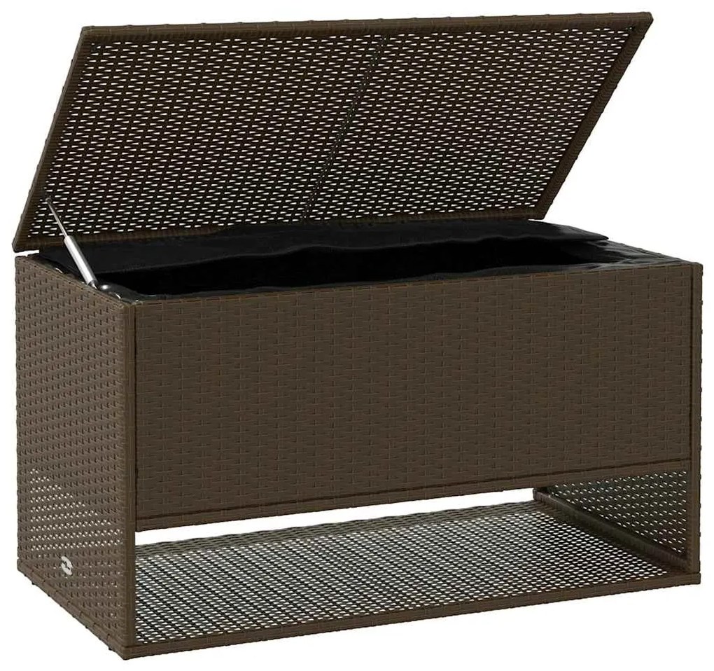 Caixa para almofadões de exterior 100x55x55,5 cm vime PE