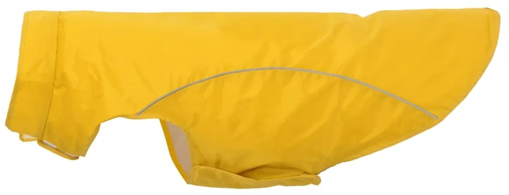 Capa de chuva para cães com tiras reflectoras amarelo 3XL