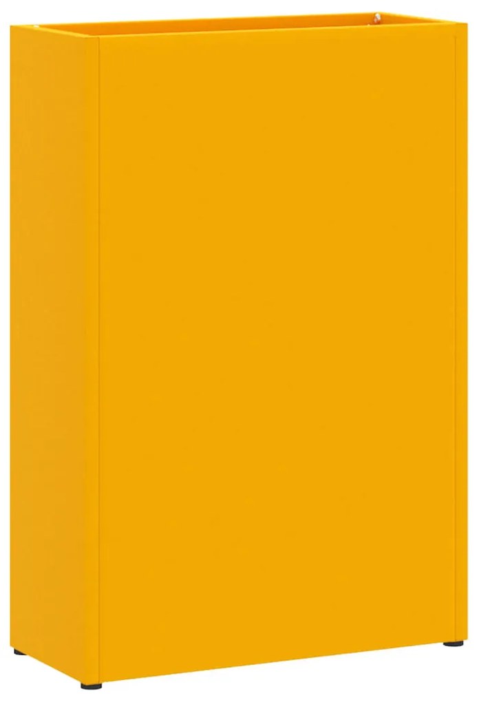 Suporte de Guarda-Chuva Amarelo Mustard , 28x12x41 cm, Aço