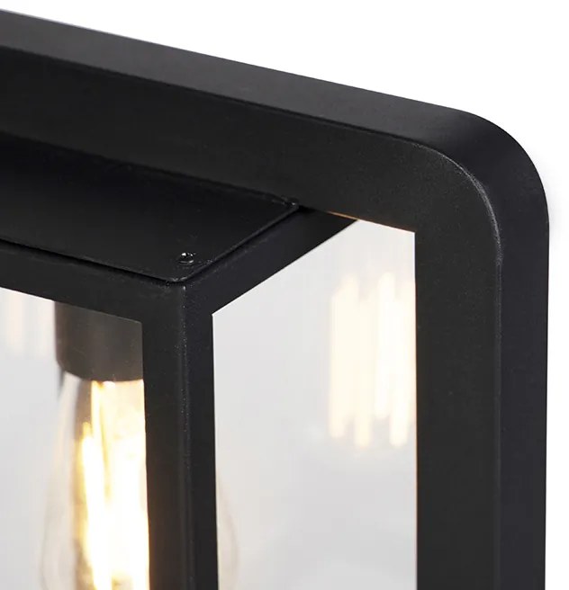 Candeeiro de pé moderno para exterior preto - Rotterdam Balanco